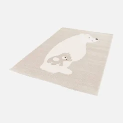 Alfombra infantil beige / crema, alfombra osito