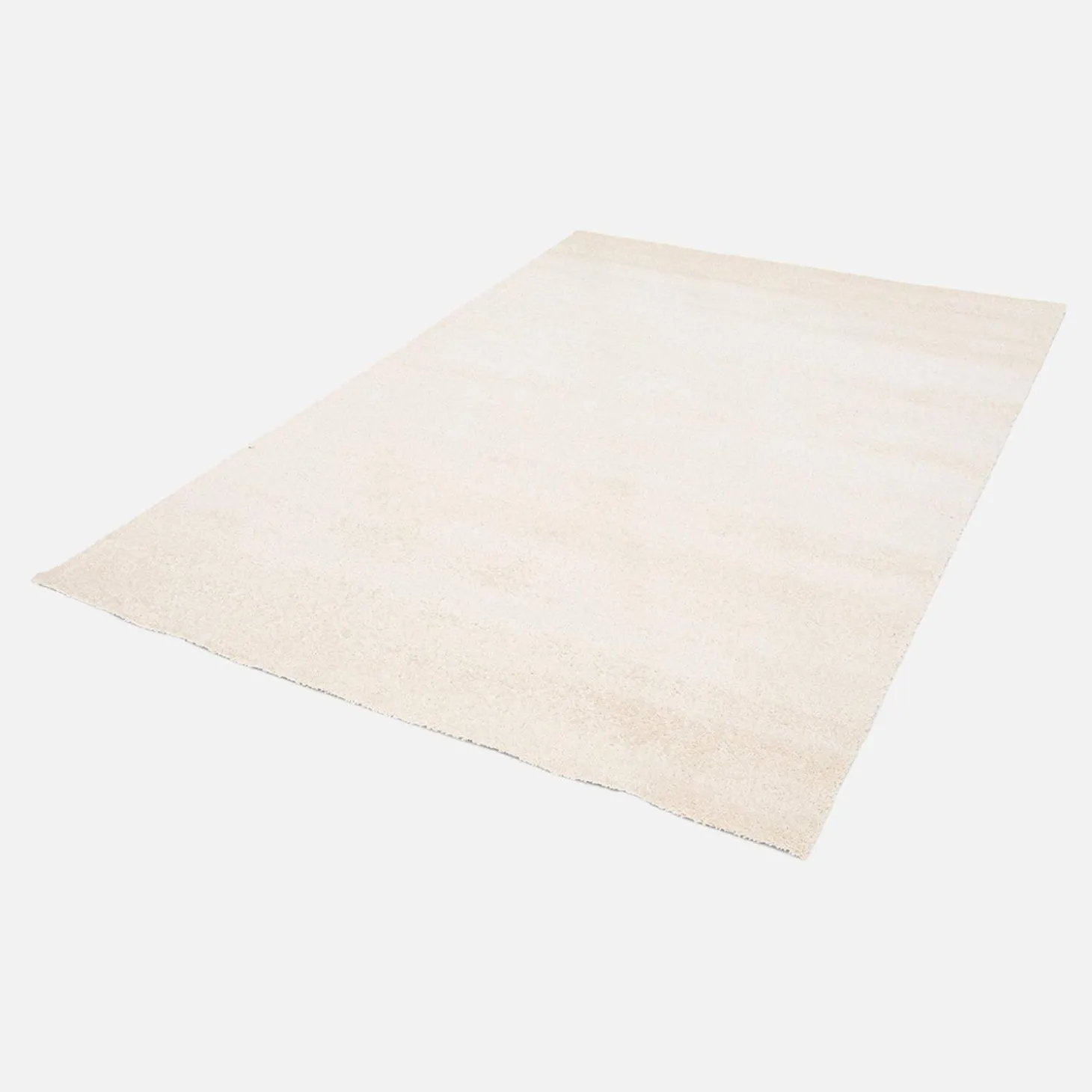 Alfombra interior de terciopelo borreguito crema