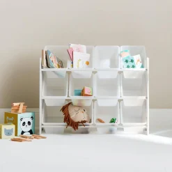 Almacenamiento infantil para juguetes, 12 compartimentos