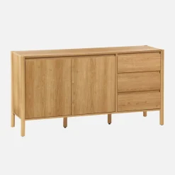 Aparador con 2 puertas y 3 cajones, 150cm