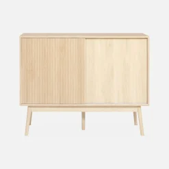 Aparador de efecto madera, 115cm