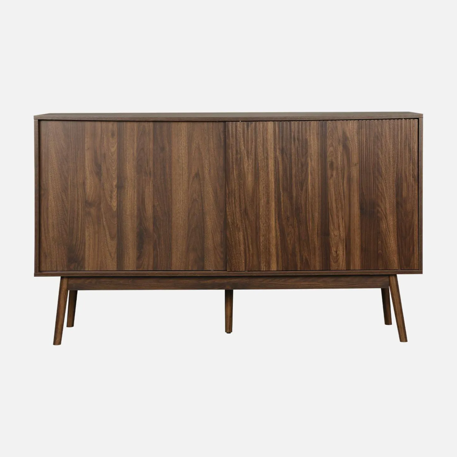 Aparador escandinavo efecto madera con 2 puertas, 150cm