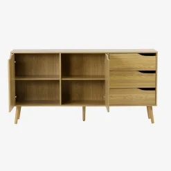 Aparador estilo escandinavo con 2 puertas, 160cm