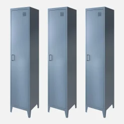 Armario dormitorio industrial con 4 almacenamientos, set de 3