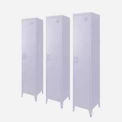 Armario dormitorio industrial con 4 almacenamientos, set de 3