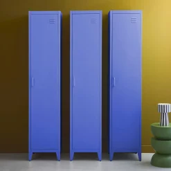 Armario dormitorio industrial con 4 almacenamientos, set de 3