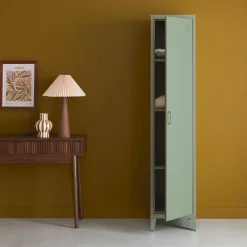 Armario dormitorio industrial con 4 espacios de almacenamiento