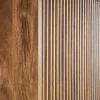Armario vestidor efecto madera de mango ranurado, 2 puertas