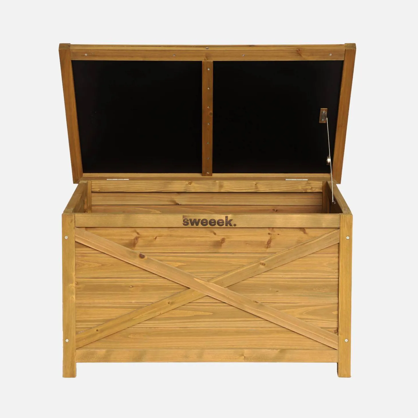 Baúl de madera de abeto