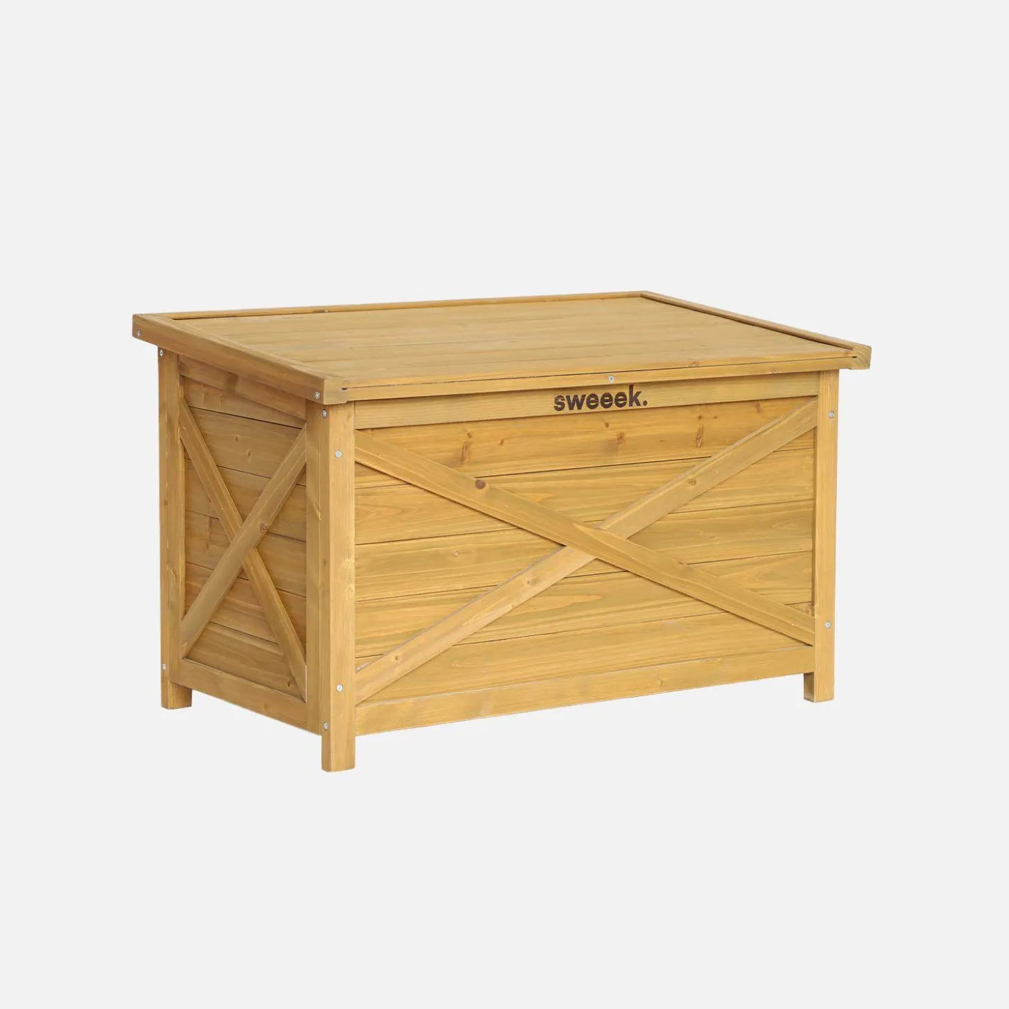 Baúl de madera de abeto