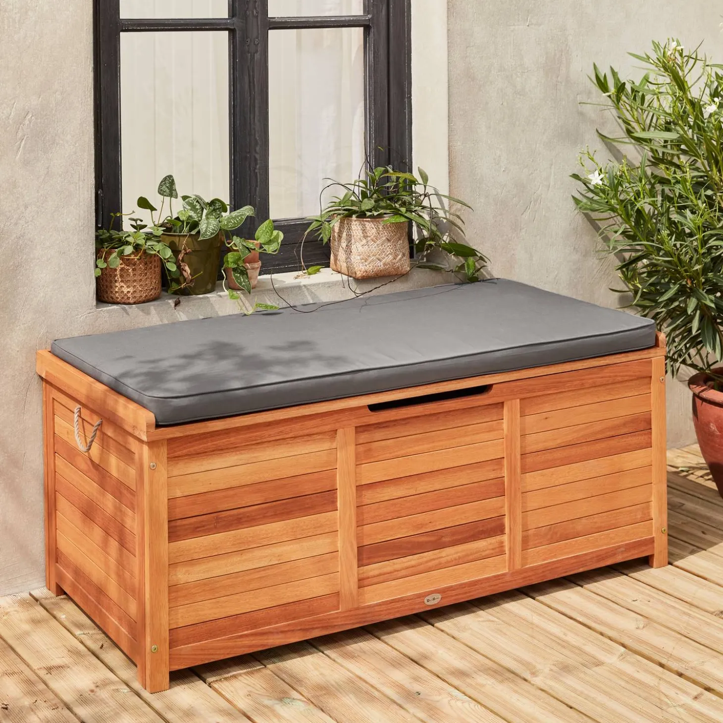 Baúl de madera de 200L