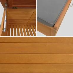 Baúl de madera de 200L