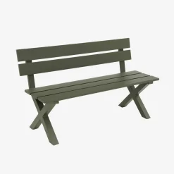 Banco de jardín de aluminio para 2 personas