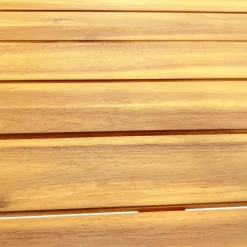 Banco de madera clara, 140cm