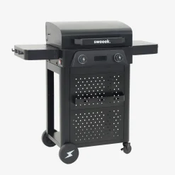 Barbacoa eléctrica de acero esmaltado 2 quemadores 2300 W