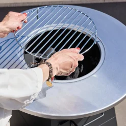 Brasero barbacoa con espacio de almacenamiento, Ø59cm