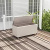 Caja de jardín de aluminio, 775L