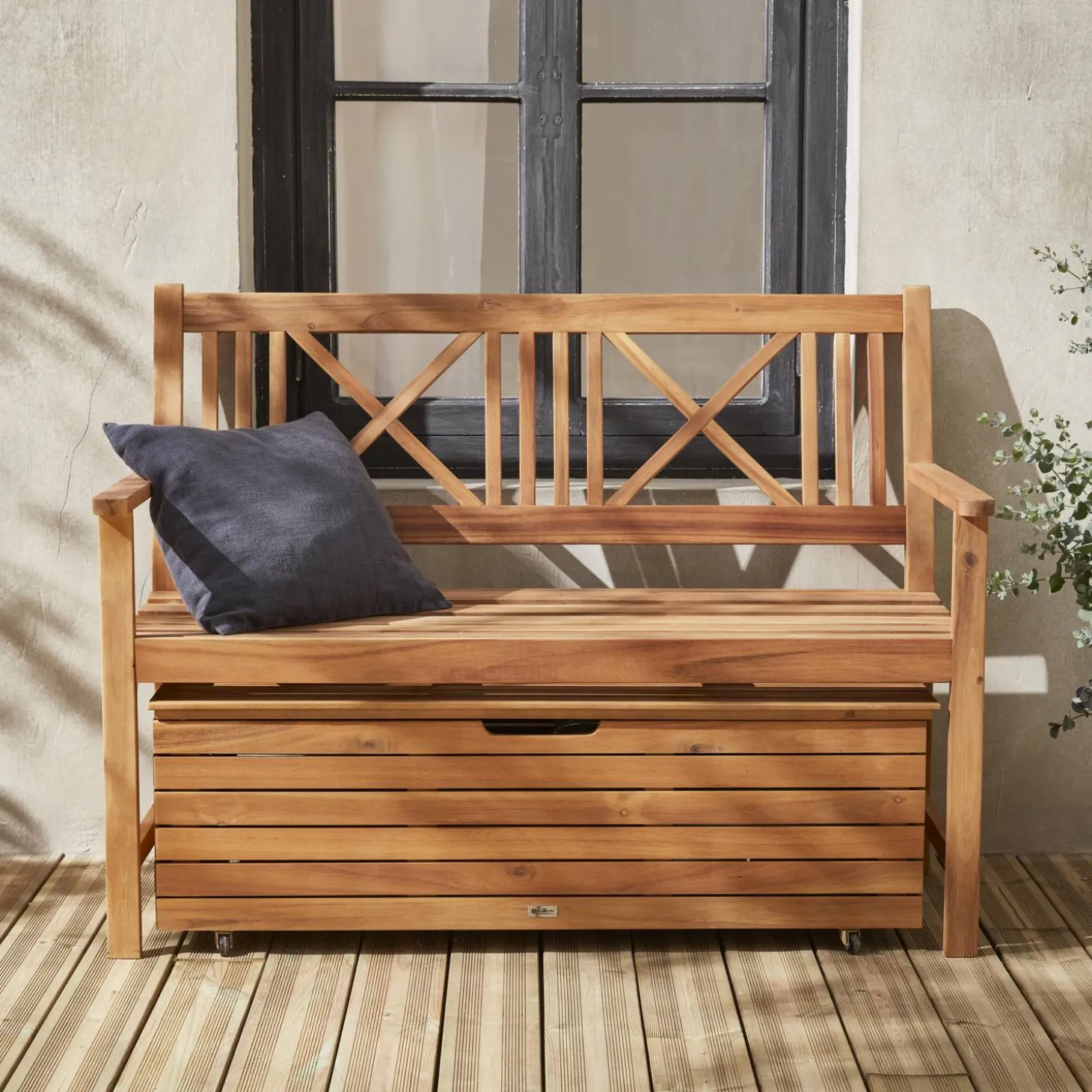 Caja de jardín de madera, 110L
