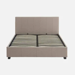 Cama con somier abatible y cabecero, 140x190cm