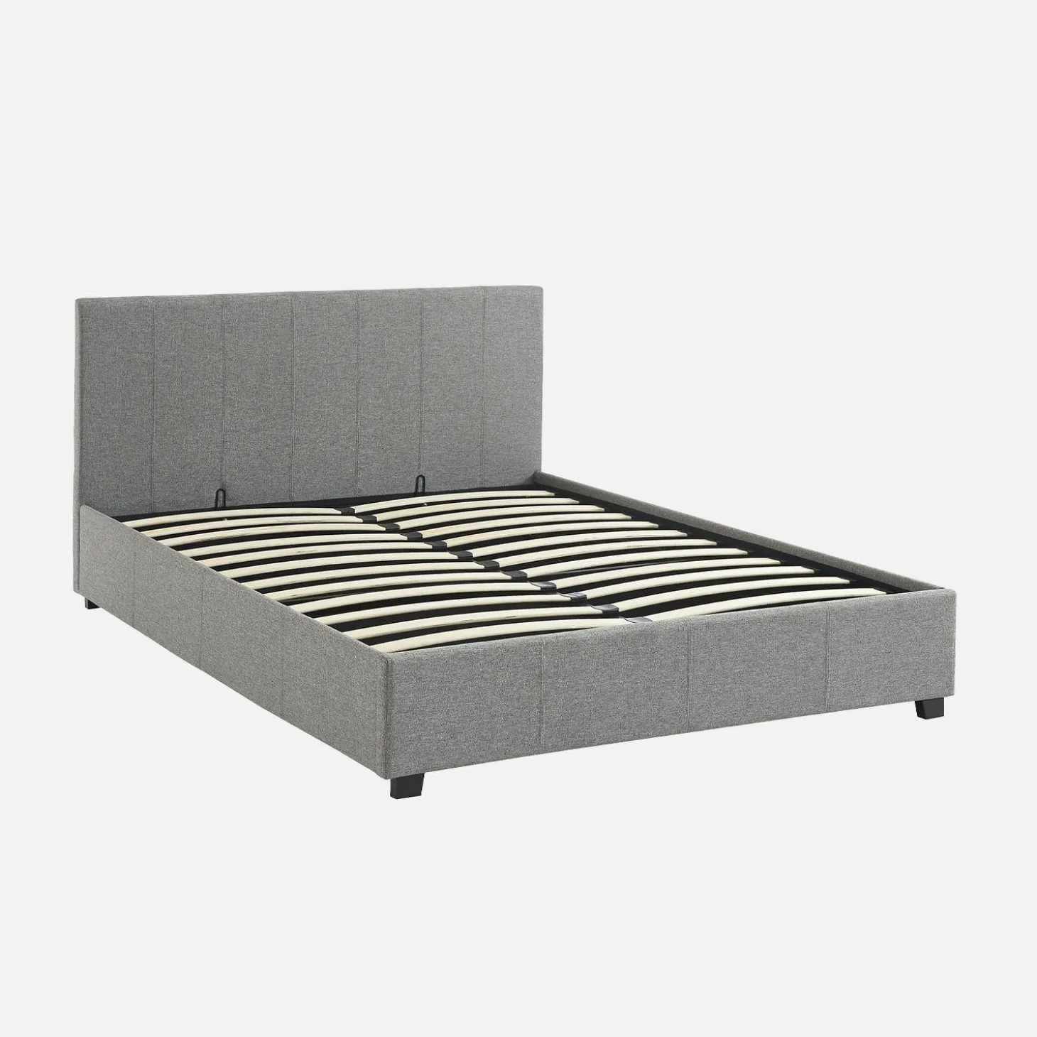 Cama con somier abatible y cabecero, 140x190cm