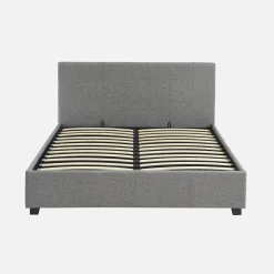 Cama con somier abatible y cabecero, 140x190cm