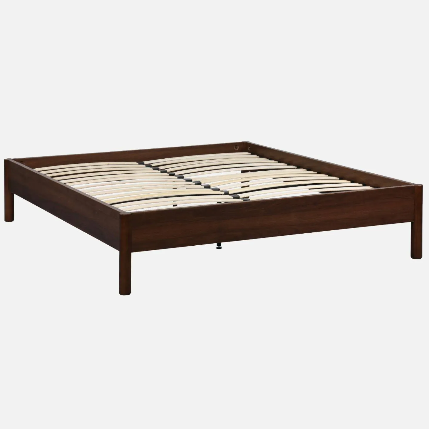 Cama con somier de láminas 160x200cm decoración madera