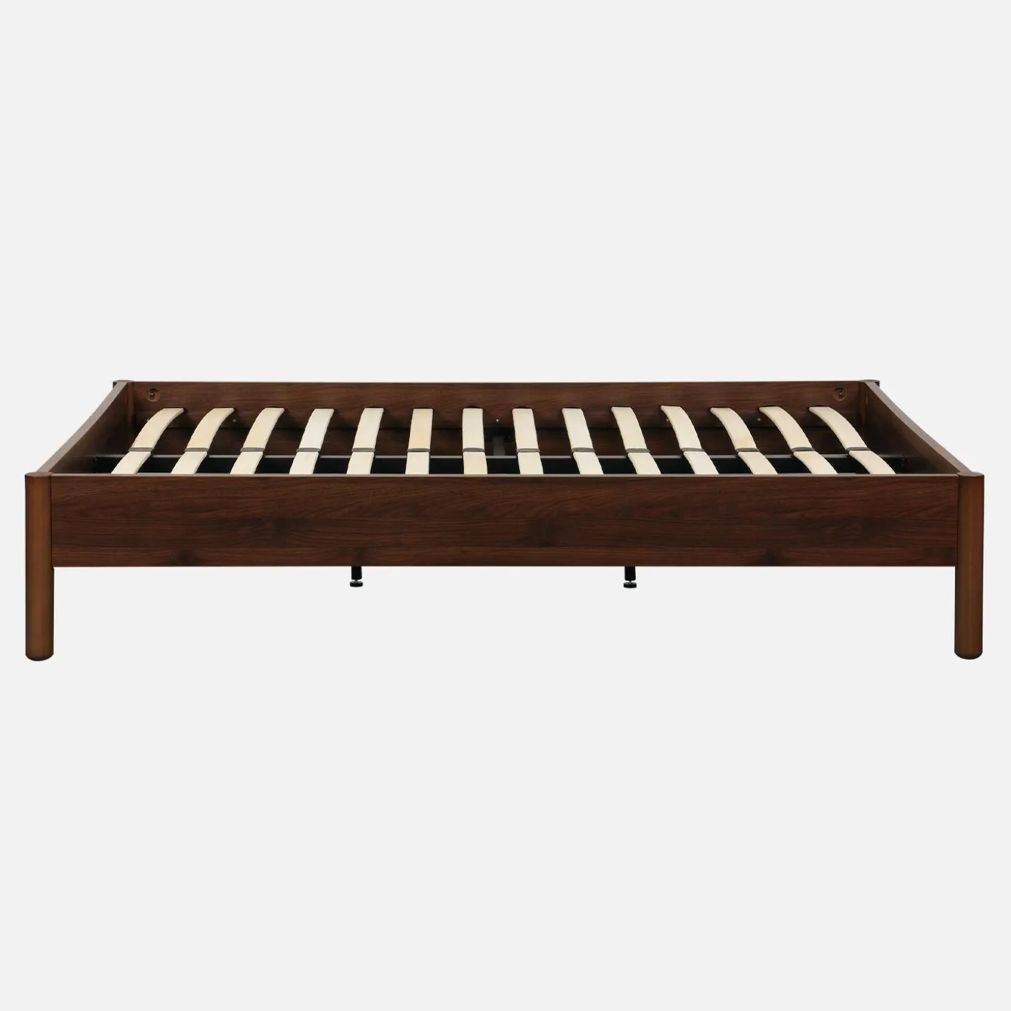 Cama con somier de láminas 140x190cm decoración madera