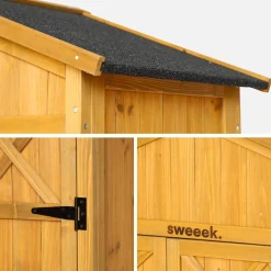 Caseta de jardín de 105cm en madera de abeto