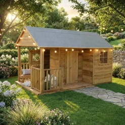 Casita de madera infantil