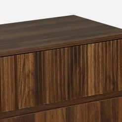 Cómoda con efecto madera, 3 cajones
