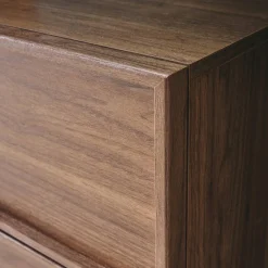 Cómoda de almacenamiento con efecto madera, 4 cajones