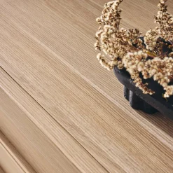 Cómoda de almacenamiento con efecto madera, 4 cajones