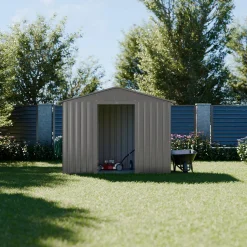 Cobertizo de jardín con kit de anclaje de 2.71m²