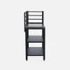 Cocina exterior de acero 2 estantes, 48.5cm