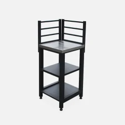 Cocina exterior de acero 2 estantes, 48.5cm