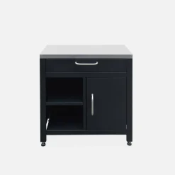 Cocina exterior de acero 1 cajón y 1 puerta, 80cm