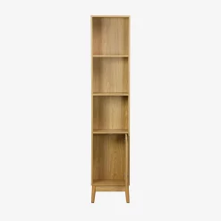 Columna de almacenamiento para baño vintage, 3 estantes
