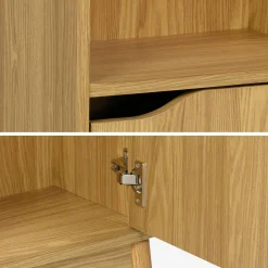 Columna de almacenamiento para baño vintage, 3 estantes