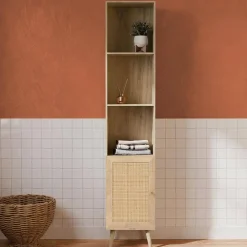 Columna de almacenamiento para cuarto de baño