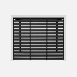 Conjunto de 3 persianas de 1m para pérgola bioclimática, 3x3m V2 4x3m 6x3m