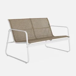 Conjunto de jardín en metal , 4 plazas