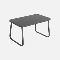 Conjunto de jardín en metal , 4 plazas