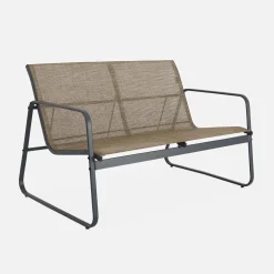 Conjunto de jardín en metal , 4 plazas