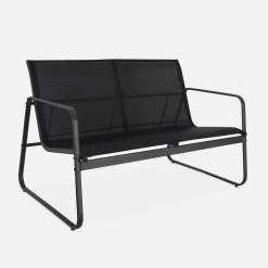 Conjunto de jardín en metal , 4 plazas