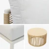 Conjunto de jardín modular de aluminio y cuerdas, 5 plazas