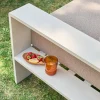 Conjunto de muebles de jardín de aluminio, 5 plazas