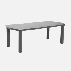Conjunto mesa de jardín de aluminio con 8 sillas