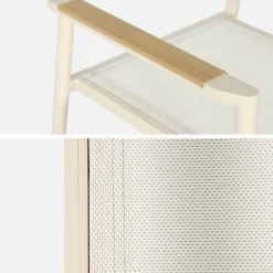 Conjunto mesa de jardín de aluminio con 8 sillas