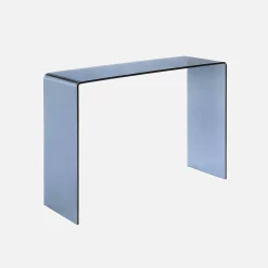 Consola de cristal, Glintz, templado, 110x35x75 cm