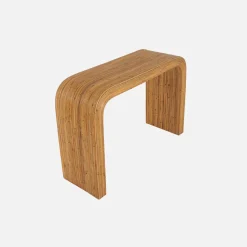 Consola de ratán natural, 110cm